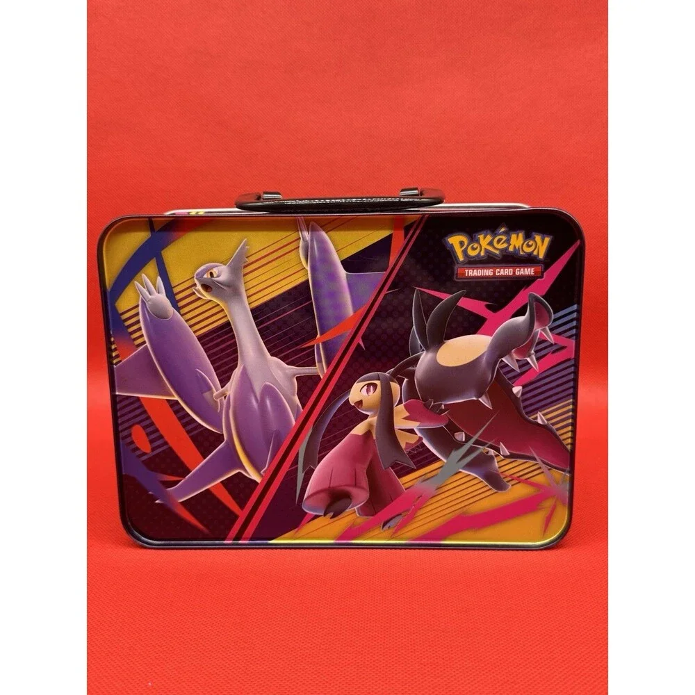 Pokemon TCG 2025 Fall Collector Chest Tin Lunchbox Lucario Gardevoir EMPTY